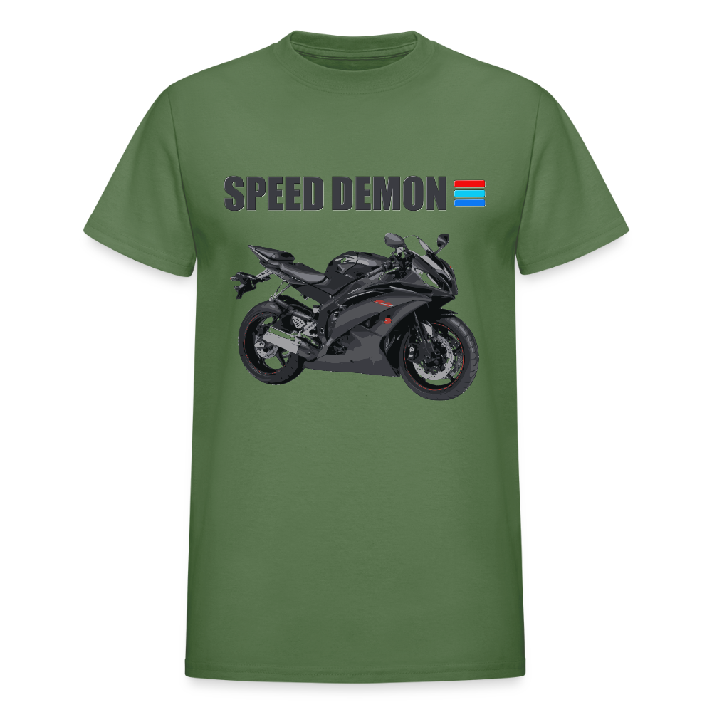 Motorcycle Shirt, Biker Shirt, Motorcycle Gift, Speed Demon Shirt, Motorcycle Tshirt, Motorcycle T Shirt, Racing Shirt, Sports Bike Shirt, - military green