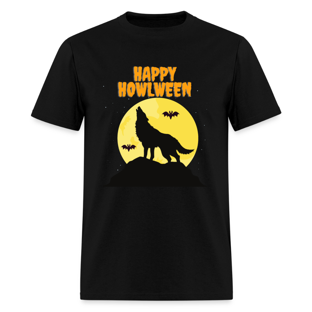 Happy Howlween, Happy Halloween, Monster, Trick Or Treat, Halloween, Spooky, Scary, Skull, Men's Premium T-Shirt - black