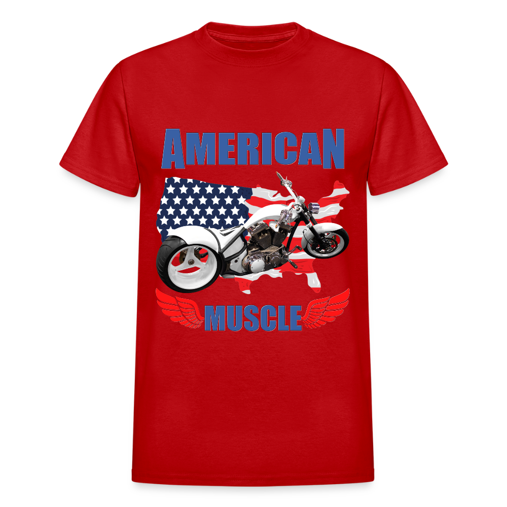 American Muscle Shirt, Motorcycle Shirt, Biker Shirt, Motorcycle Gift, Motorcycle Tshirt, Motorcycle Shirts, Motorcycle T Shirt, Biker Shirts - red