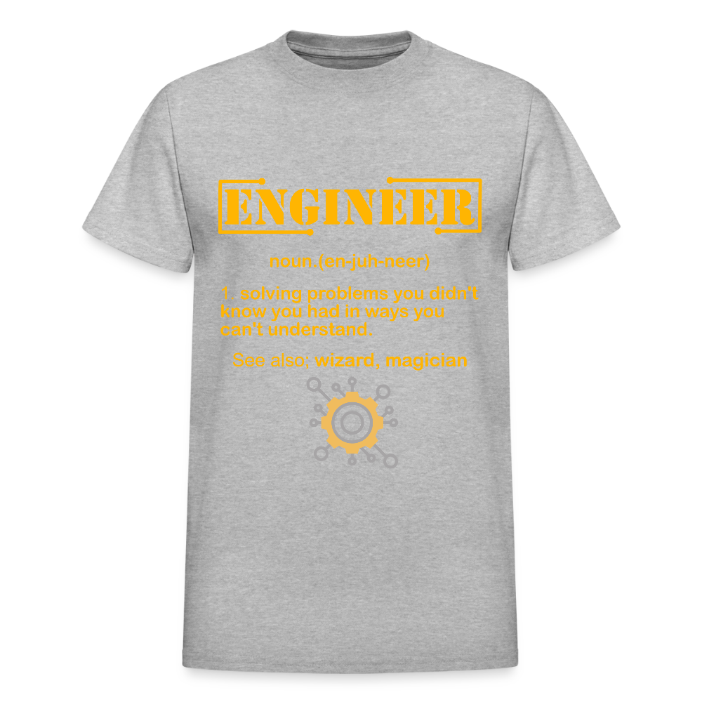 Engineer Definition Shirt, Dictionary Shirt, Funny Cool Shirt, Student Engineering Shirt, Engineer Lover Shirt, Mechanic Gift Idea, Birthday Gift - heather gray
