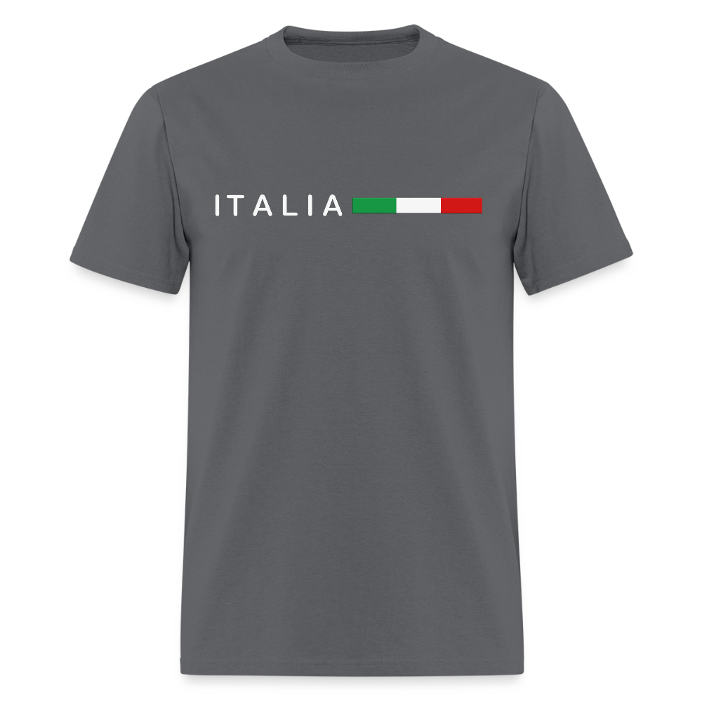 Italy Gift T-Shirt, Italia T-Shirt, Italian Flag shirt, Italian Gift Idea, Italy T-shirt, Great Gift for Dad, Birthday Gift idea, Father Day Gift, Mothers Day Gift, Gift For Him, Gift For Her, Italy Gift Idea - charcoal