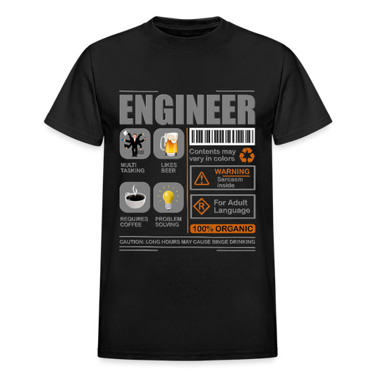 Engineering Shirt, Engineering Gift, Funny Cool Shirt, Student Engineering Shirt, Engineer Lover Shirt, Mechanic Gift Idea T-Shirt - black