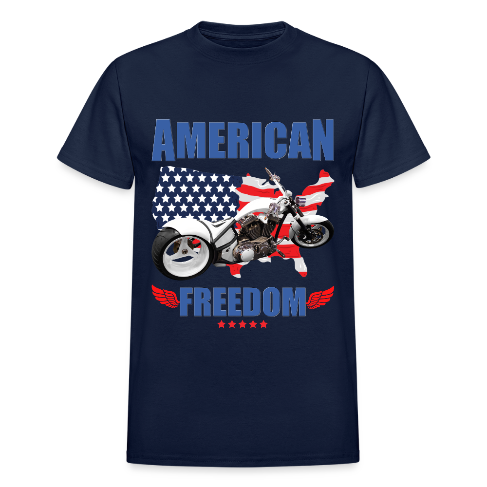American Freedom Shirt, Motorcycle Shirt, Biker Shirt, Motorcycle Gift, Motorcycle Tshirt, Motorcycle Shirts, Motorcycle T Shirt, Biker Shirt - navy