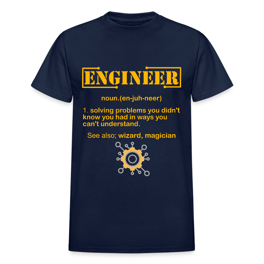 Engineer Definition Shirt, Dictionary Shirt, Funny Cool Shirt, Student Engineering Shirt, Engineer Lover Shirt, Mechanic Gift Idea, Birthday Gift - navy