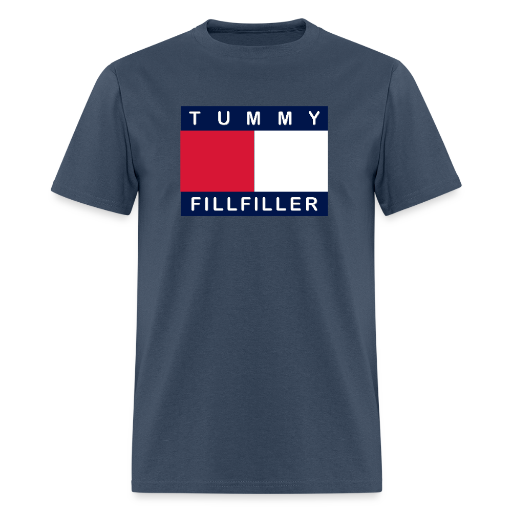 Tummy Fillfiller Shirt, Funny Foodie Shirt, Tummy Fillfiller, Food Shirt, Foodie Shirt, Funny Shirt, Sarcastic Shirt, Foodie Gift, Food Gift -  blue dusk