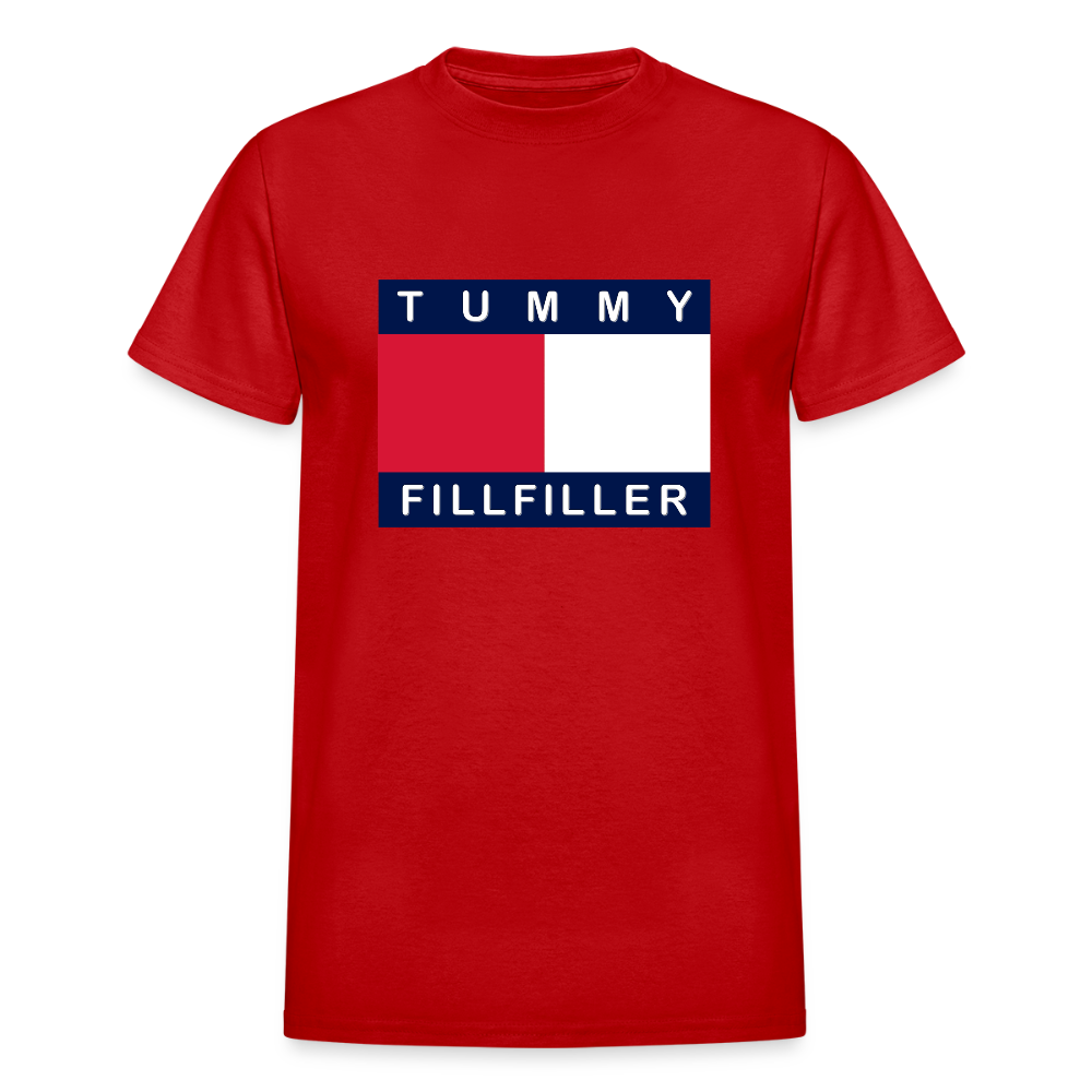 Tummy Fillfiller Shirt, Funny Foodie Shirt, Tummy Fillfiller, Food Shirt, Foodie Shirt, Funny Shirt, Sarcastic Shirt, Foodie Gift, Food Gift - red