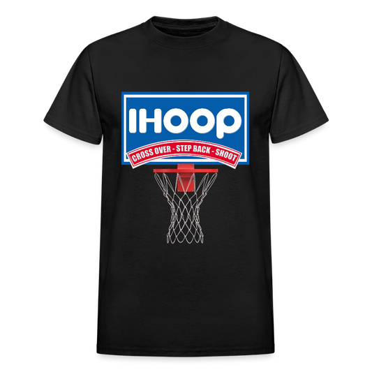 Basketball Shirt, Basketball Shirt SVG, IHOOP, Cross Over, Step Back, Shoot, Basketball Player, Basketball Mom, Basketball Dad, Basketball Clipart, Basketball PNG, IHO - black