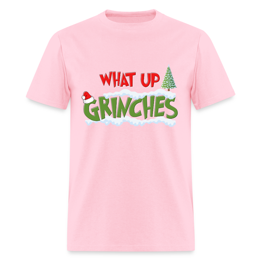 Christmas Gifts, What Up Grinches Shirt, Holiday Party, Funny Christmas Shirt, Family Christmas Shirts, Funny Holiday - pink