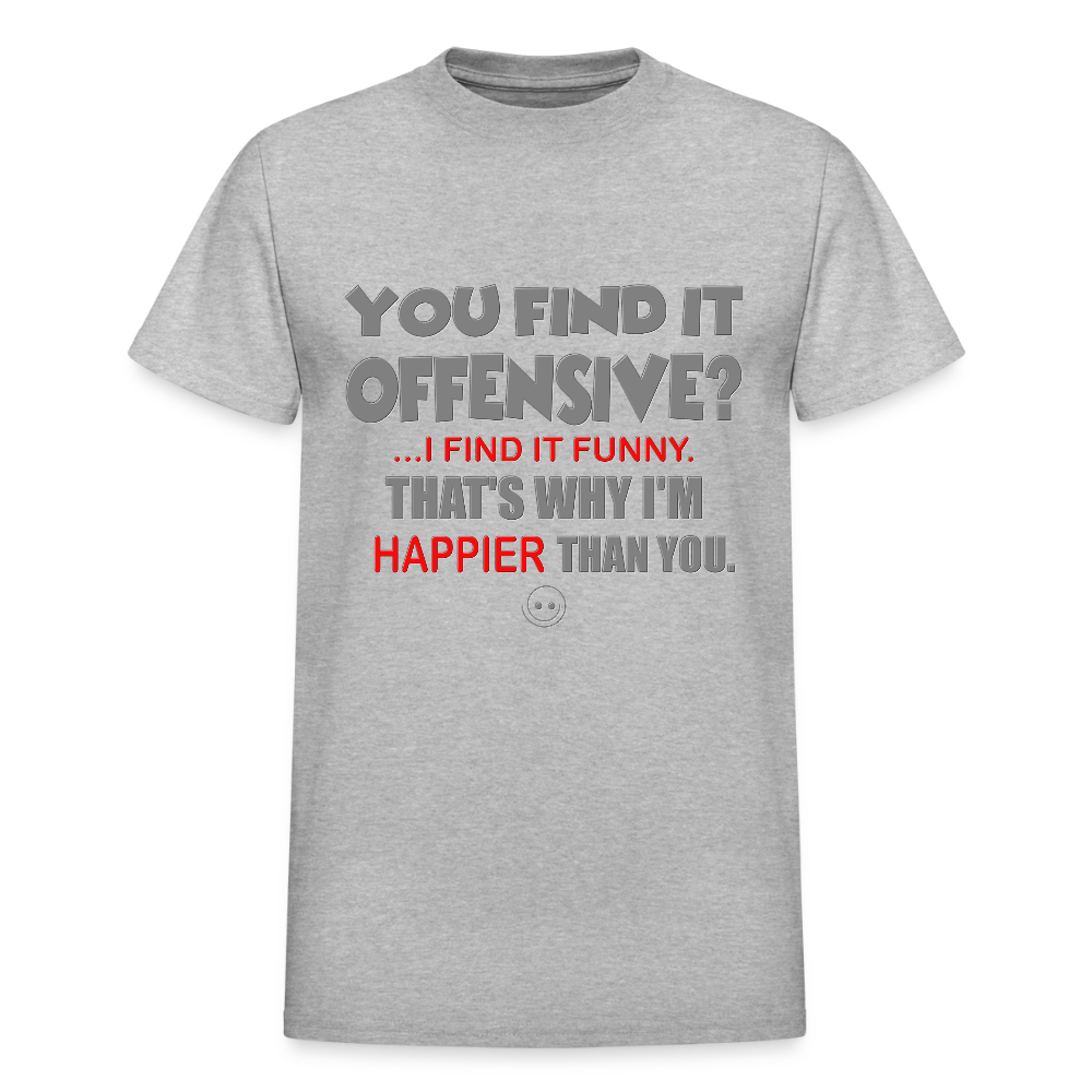 You Find It Offensive Shirt, Offensive Shirt, Adult Humor, Offensive SVG, Offensive T-Shirt, Insult Shirt, Funny Shirt, Fuck You, Funny Sayings, Gift For Him, Gift For Her, Offensive T Shirt, Gift For Dad - heather gray