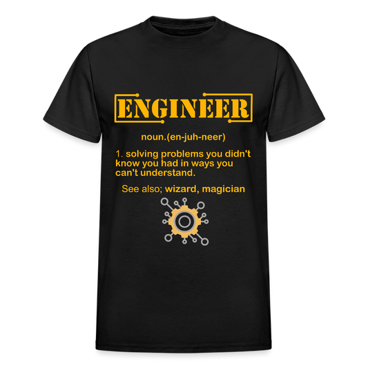 Engineer Definition Shirt, Dictionary Shirt, Funny Cool Shirt, Student Engineering Shirt, Engineer Lover Shirt, Mechanic Gift Idea, Birthday Gift - black
