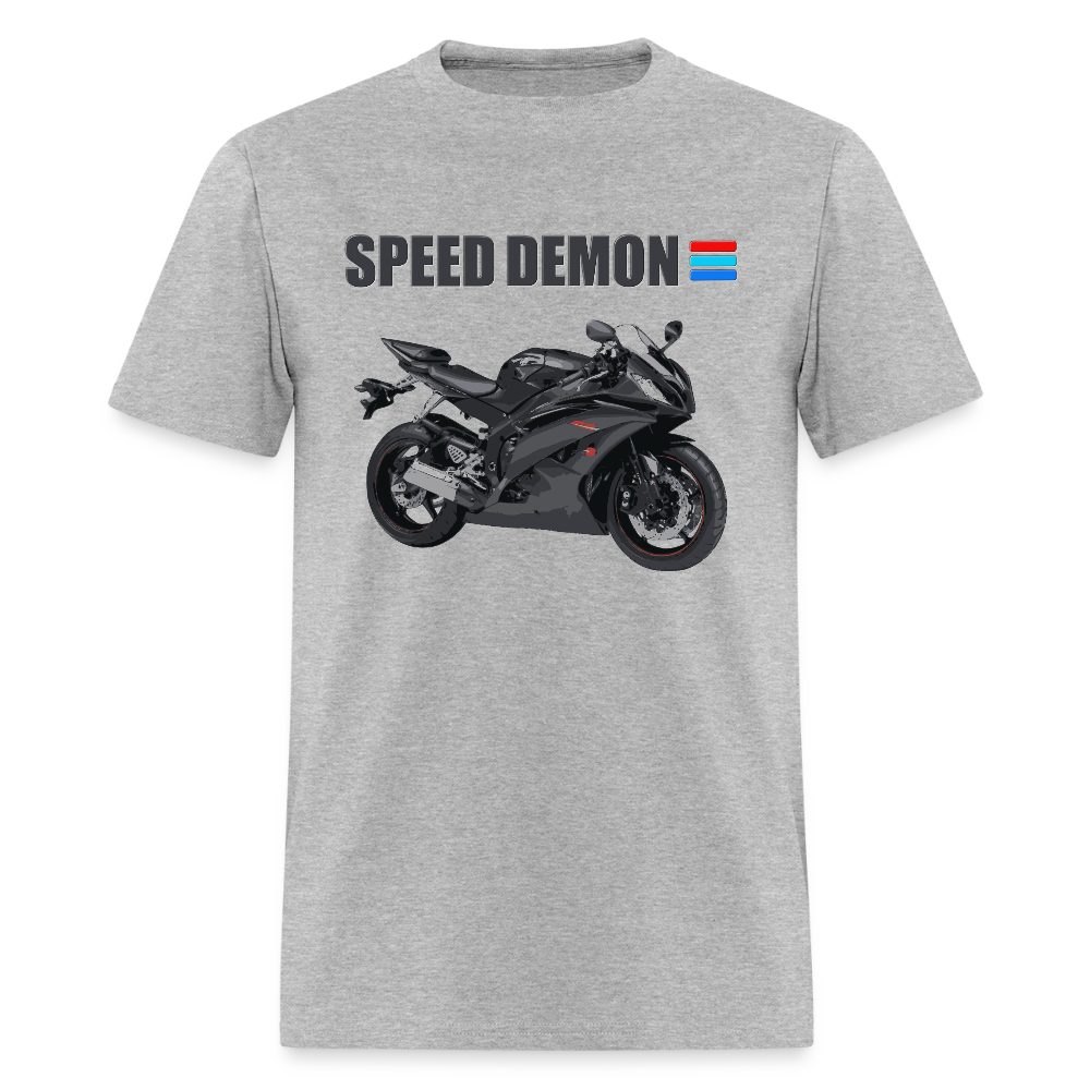 Motorcycle Shirt, Biker Shirt, Motorcycle Gift, Speed Demon Shirt, Motorcycle Tshirt, Motorcycle T Shirt, Racing Shirt, Sports Bike Shirt, - heather gray