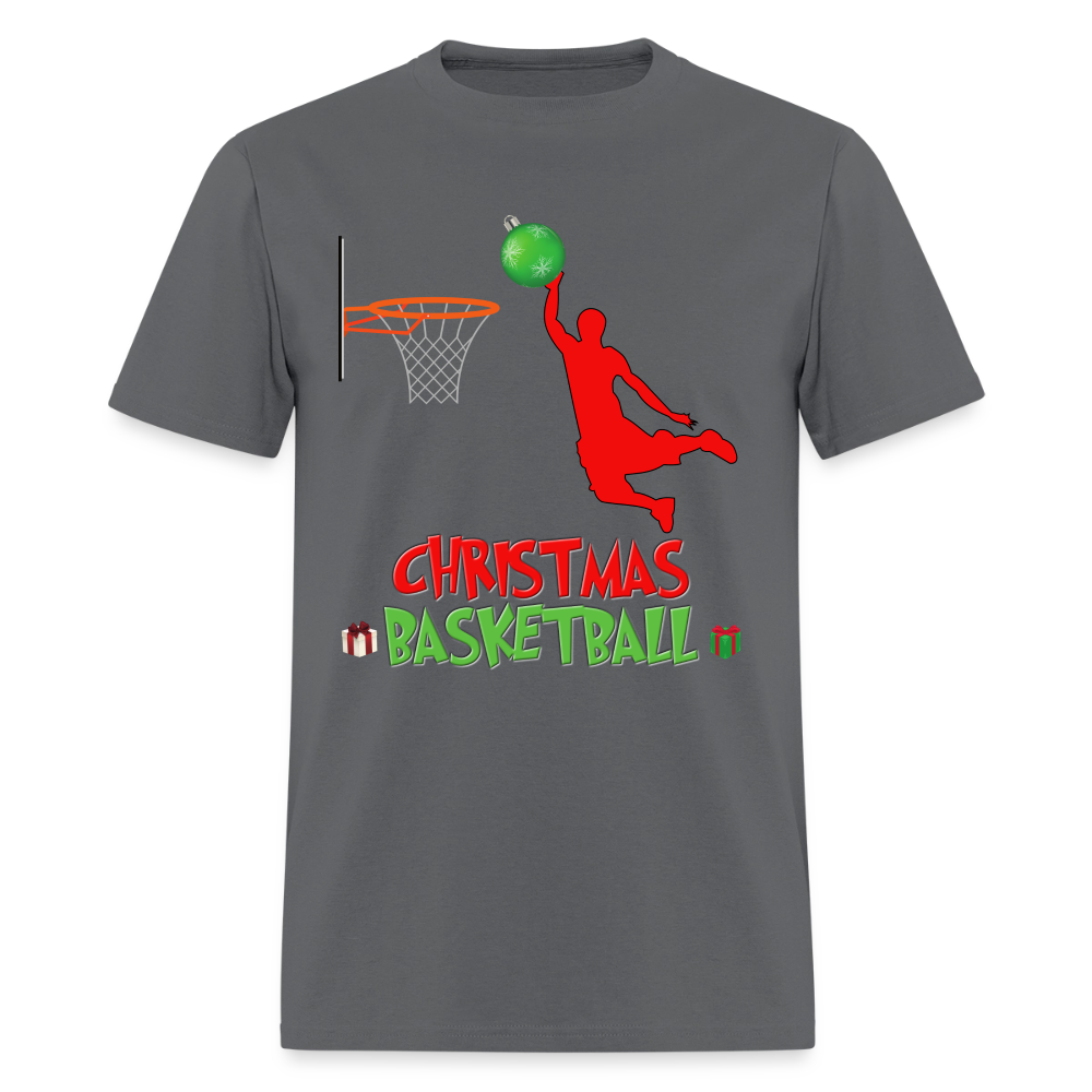 Christmas Basketball Shirt, Christmas Basketball T-Shirt, Funny Basketball Lover Shirt, Basketball Shirt, Christmas Gifts Idea Kids' Premium T-Shirt - charcoal