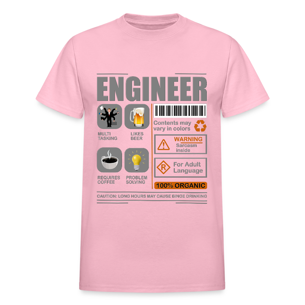 Engineering Shirt, Engineering Gift, Funny Cool Shirt, Student Engineering Shirt, Engineer Lover Shirt, Mechanic Gift Idea T-Shirt - light pink