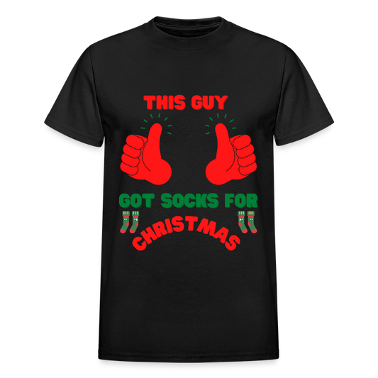 This Guy Got Socks For Christmas Shirt, Christmas Gifts, Holiday Party, Funny Christmas Shirt, Family Christmas Shirts, Funny Holiday, Christmas Socks Tee, This Guy Christmas Shirt - black