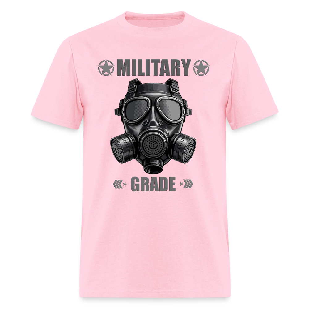 Military Grade Shirt, Gas Mask Shirt, Military Mask Shirt, Gas Gas Gas Shirt, Military Shirt, Riot Shirt, Funny Military Tee, Military Saying, Military Phrase, Military Lover Gift, Military Lover, Veteran Gift - pink