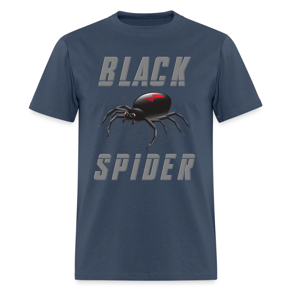 Black Spider Shirt, Black Widow Shirt, Black Widow, Movie Shirt, Birthday Gift Idea, Black Spider, Halloween Gift Idea, Halloween Lover Men's Premium T-Shirt -  blue dusk