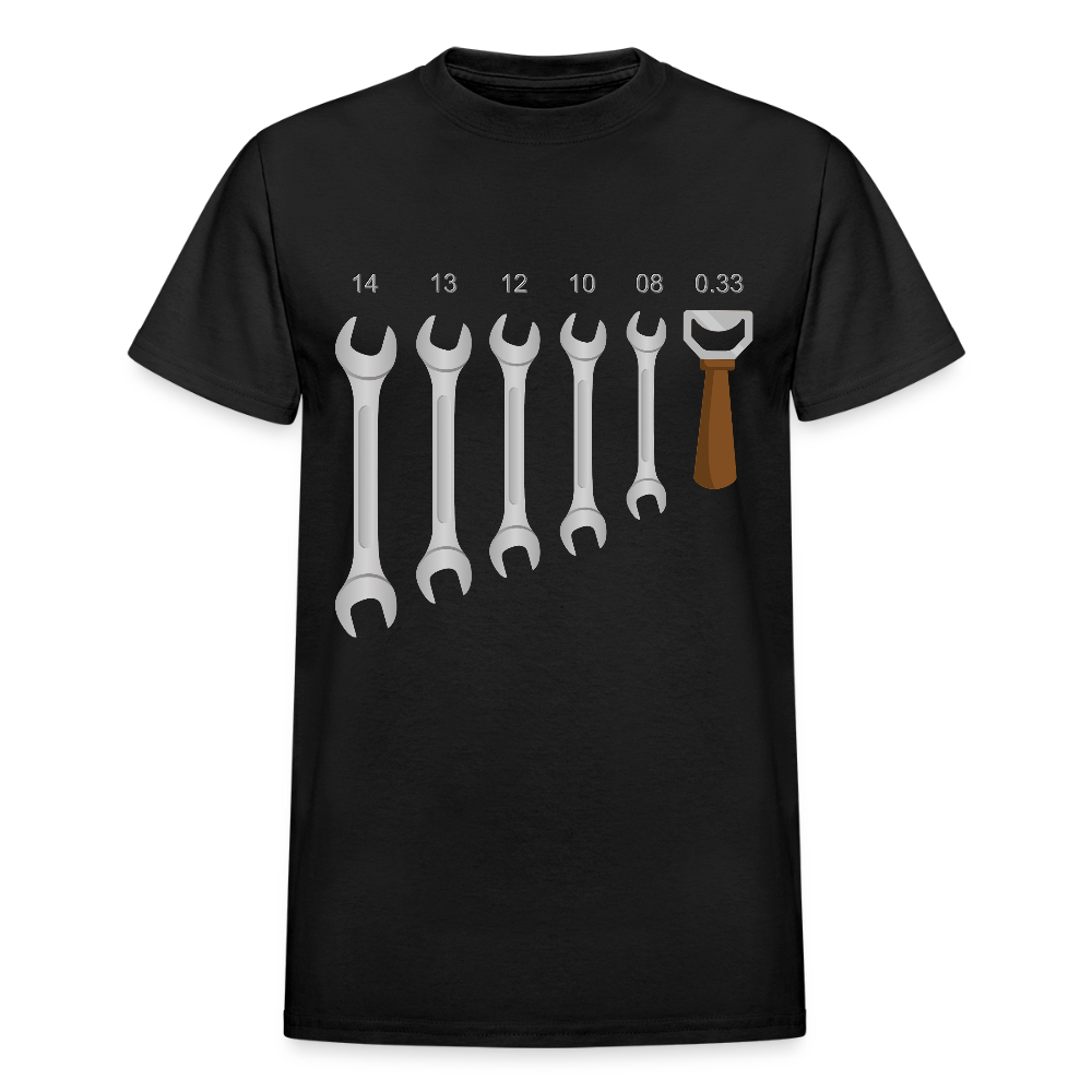 Mechanic Shirt, Wrench Shirt, Handyman Gift, Sarcastic Shirt, Tools Shirt, Dad Gift, Engineer Gift, Car Shirt, Bottle Opener Shirt, Gifts For Him, - black