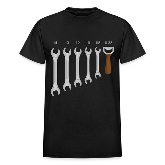 Mechanic Shirt, Wrench Shirt, Handyman Gift, Sarcastic Shirt, Tools Shirt, Dad Gift, Engineer Gift, Car Shirt, Bottle Opener Shirt, Gifts For Him, - black