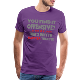 You Find It Offensive Shirt, Offensive Shirt, Adult Humor, Offensive SVG, Offensive T-Shirt, Insult Shirt, Funny Shirt, Fuck You, Funny Sayings, Gift For Him, Gift For Her, Offensive T Shirt, Gift For Dad - purple