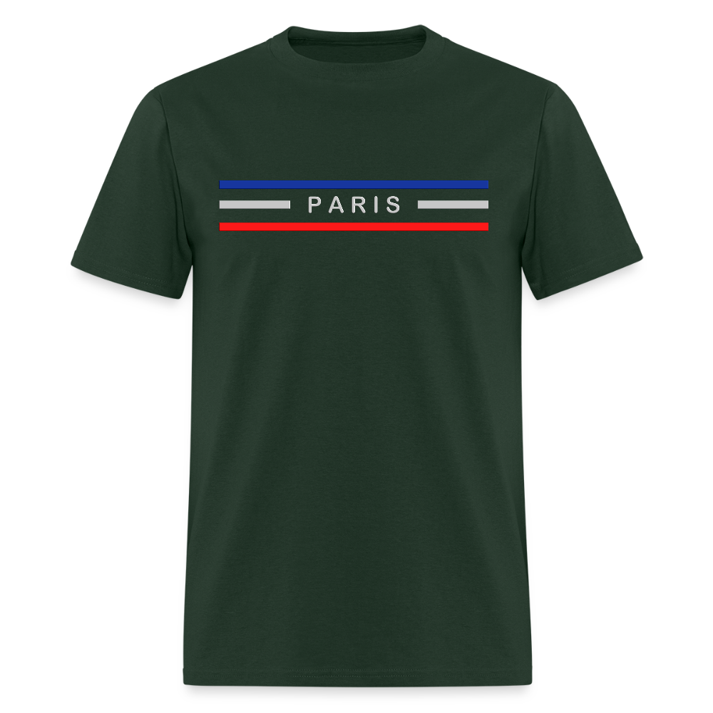 Paris Gift, Paris T-shirt, Paris Flag Shirt, Paris Flag T-Shirt, France Flag, Paris souvenir, Paris gift, Paris Unisex t-shirt, Paris Style Shirt, France Shirt, France t-shirt, Eiffel Tower shirt - forest green