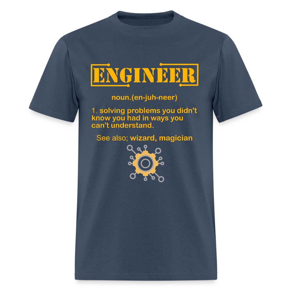 Engineer Definition Shirt, Dictionary Shirt, Funny Cool Shirt, Student Engineering Shirt, Engineer Lover Shirt, Mechanic Gift Idea, Birthday Gift -  blue dusk