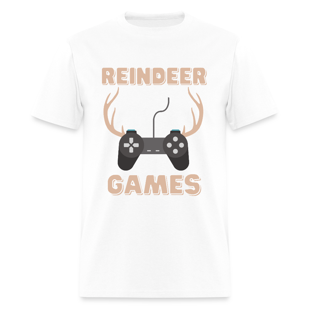 Reindeer Games Shirt, Christmas Gifts, Holiday Party, Funny Christmas Shirt, Family Christmas Shirts, Funny Holiday, Christmas Game Tee, This Guy Christmas Shirt - white