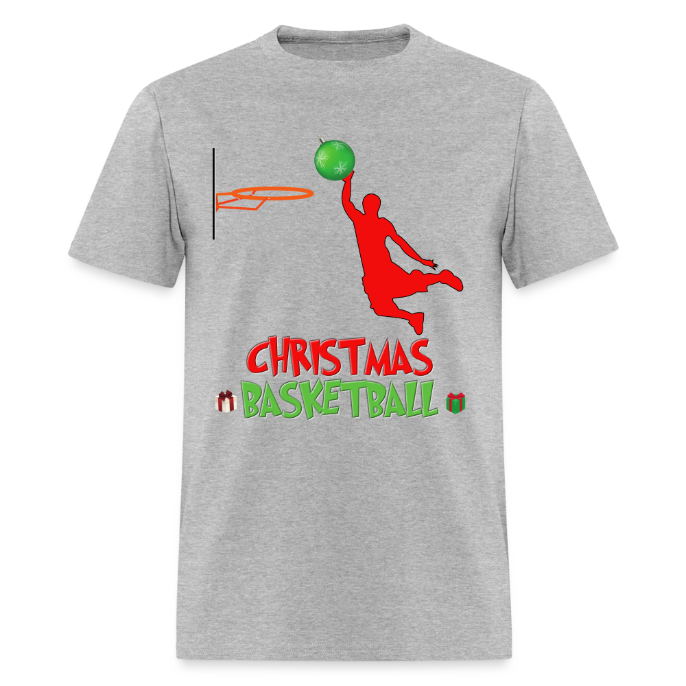 Christmas Basketball Shirt, Christmas Basketball T-Shirt, Funny Basketball Lover Shirt, Basketball Shirt, Christmas Gifts Idea Kids' Premium T-Shirt - heather gray