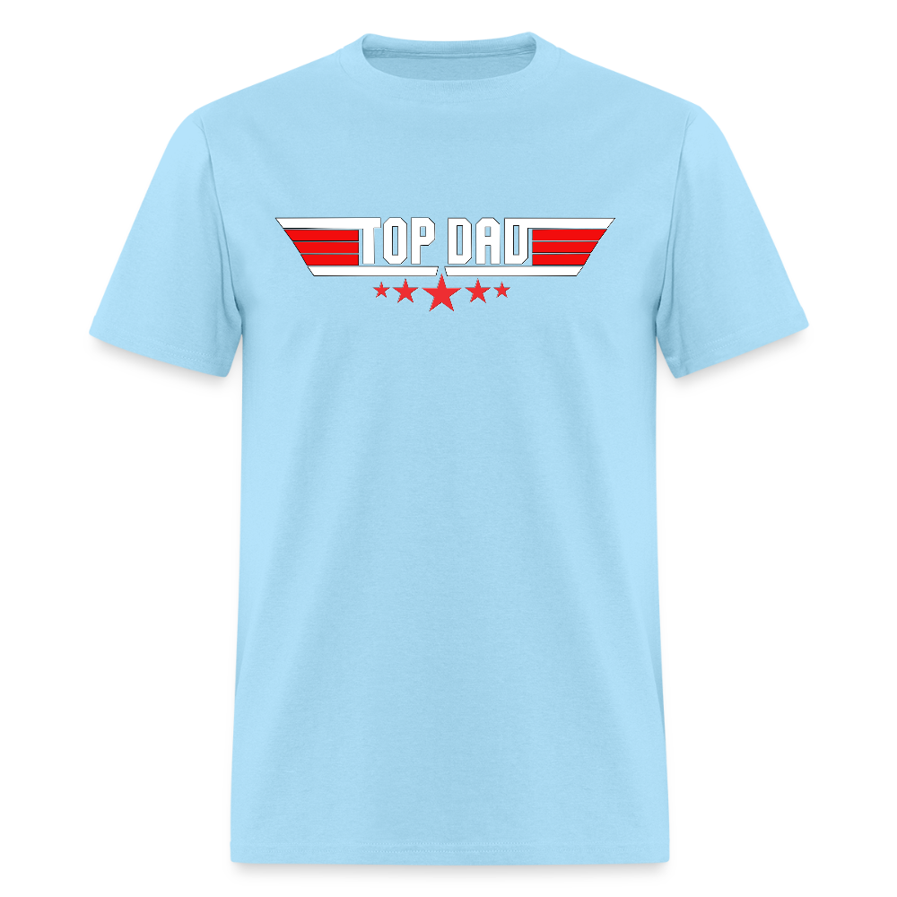 Top Dad Shirt, Top Dad T-Shirt, Fathers Day Gift, Gift For Dad, Funny Dad Shirt, Gift For Husband, Best Dad Shirt, Fathers Day Gift Idea - powder blue