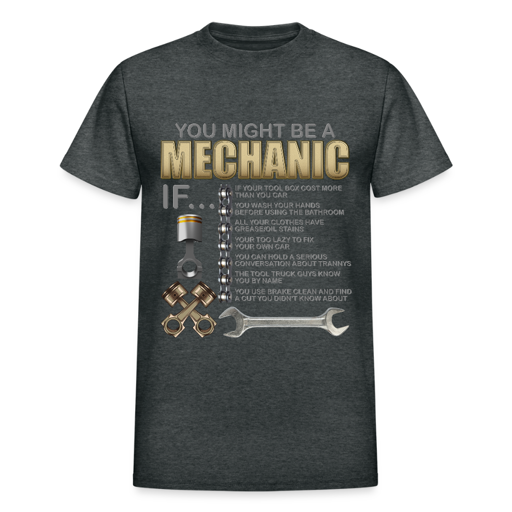 Mechanic Gift, Mechanic Shirt, You Might Be A Mechanic, Diesel Mechanic, Gift For Mechanic, Car Mechanic, Car Guy Shirt, Funny Dad Shirt - deep heather
