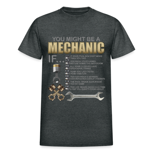 Mechanic Gift, Mechanic Shirt, You Might Be A Mechanic, Diesel Mechanic, Gift For Mechanic, Car Mechanic, Car Guy Shirt, Funny Dad Shirt - deep heather