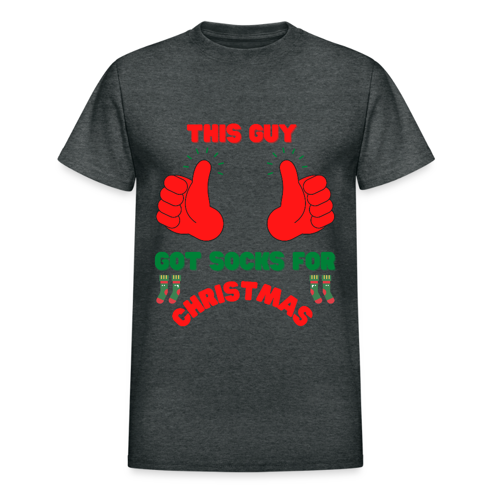 This Guy Got Socks For Christmas Shirt, Christmas Gifts, Holiday Party, Funny Christmas Shirt, Family Christmas Shirts, Funny Holiday, Christmas Socks Tee, This Guy Christmas Shirt - deep heather