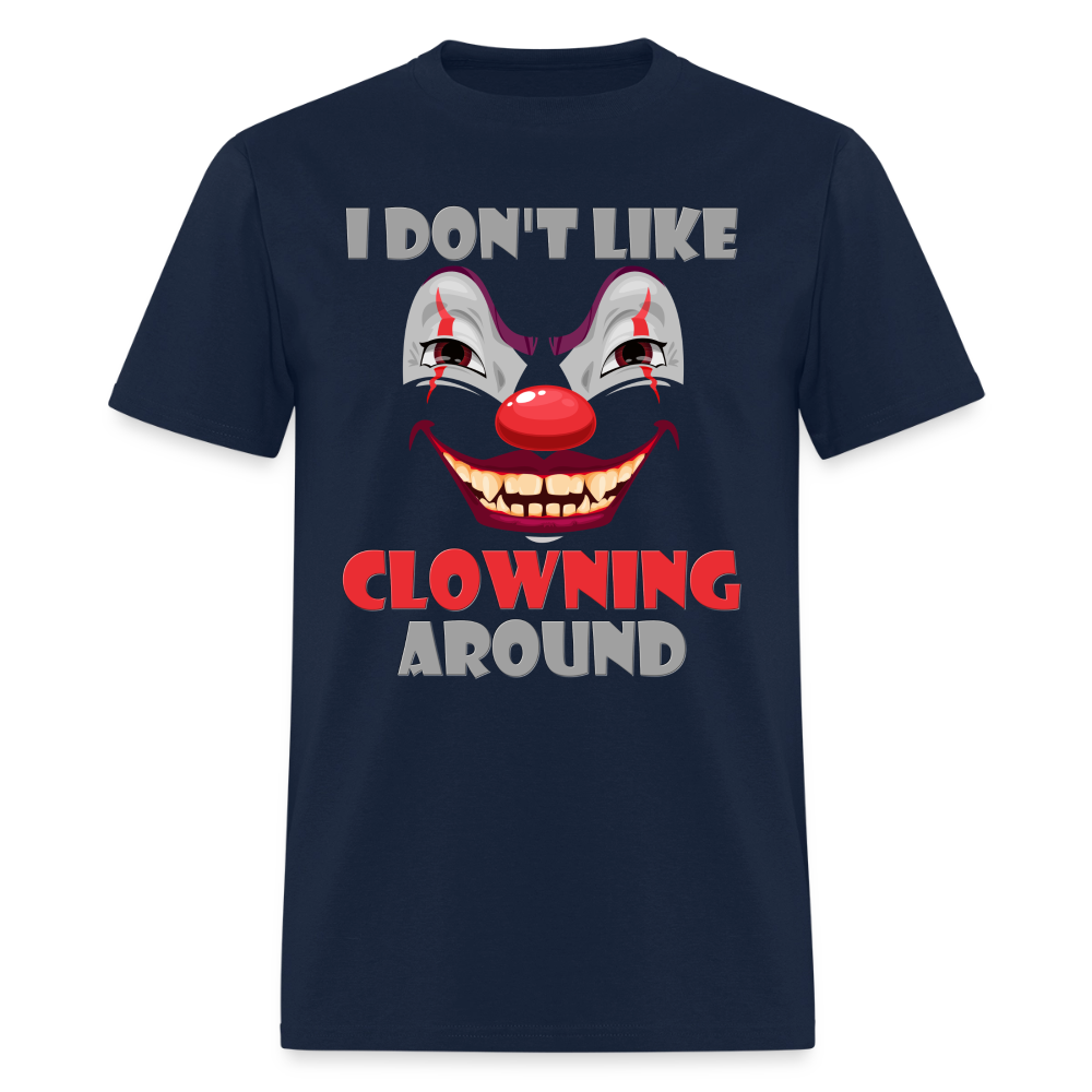 Art The Clown, Scary, Spooky, I Don't Like Clowning Around, Halloween Horror, Massacre, Clown, Party, Balloons - navy