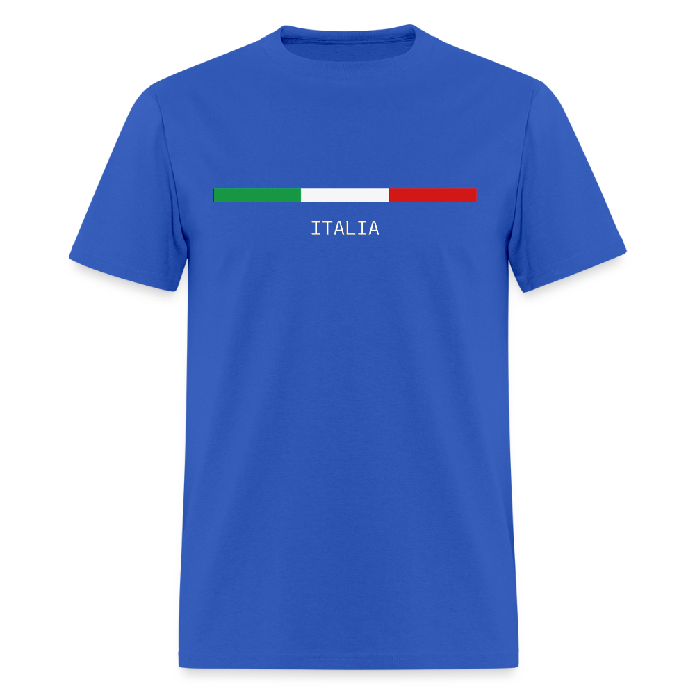 Italia T-Shirt, Italian Flag shirt, Italian Gift Idea, Italy T-shirt, Great Gift for Dad, Birthday Gift idea, Father Day Gift, Mothers Day Gift, Gift For Him, Gift For Her, Italy Gift Idea - royal blue