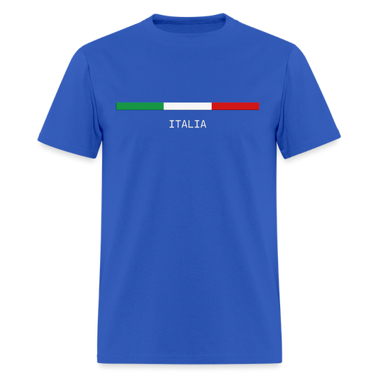 Italia T-Shirt, Italian Flag shirt, Italian Gift Idea, Italy T-shirt, Great Gift for Dad, Birthday Gift idea, Father Day Gift, Mothers Day Gift, Gift For Him, Gift For Her, Italy Gift Idea - royal blue