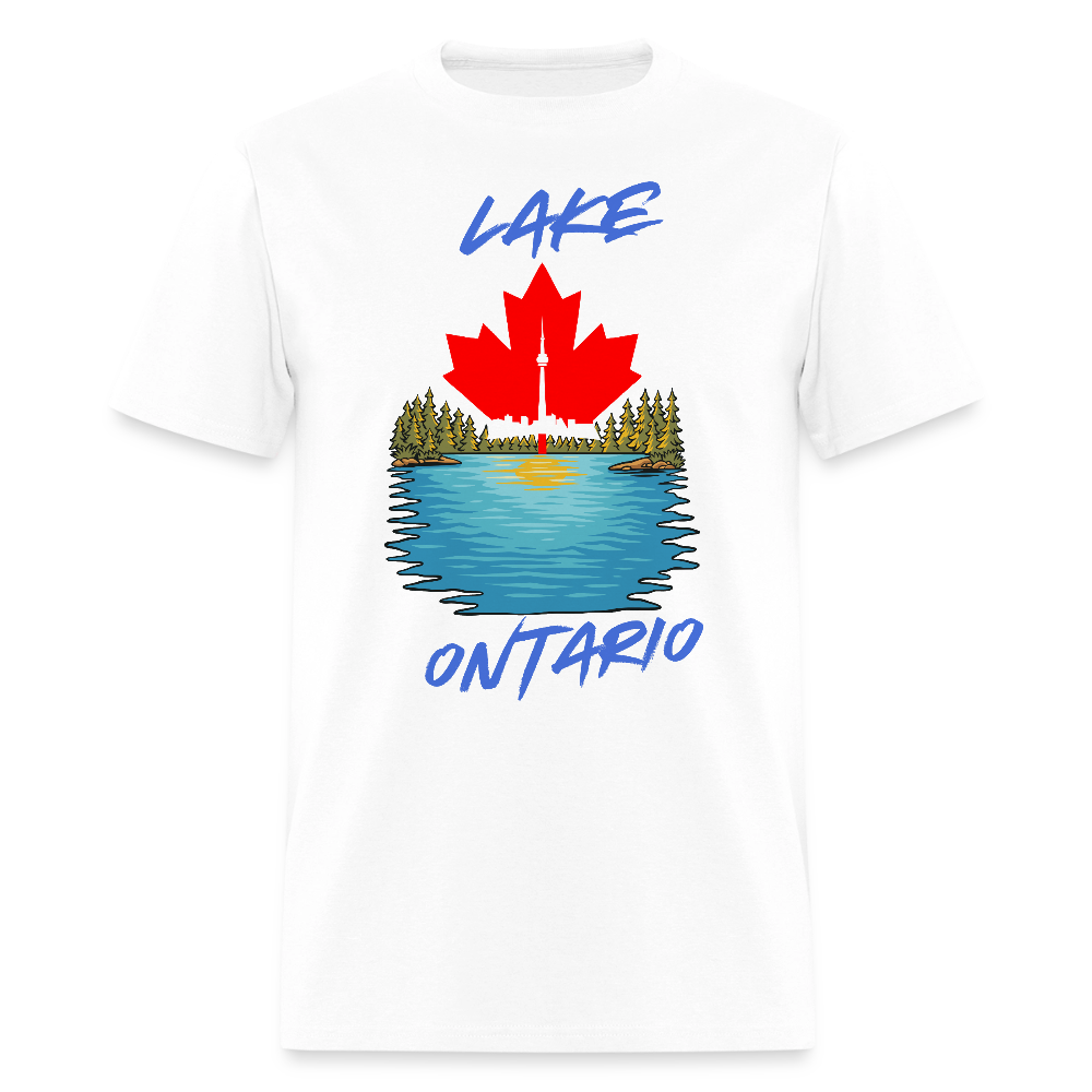 Lake Ontario Shirt, Lake Shirt, Lake Lover Shirt, Canada Lakes Shirt,  Ontario Gift,  CN Tower Shirt, Funny Lake Shirt, Lake Lover, Lake Ontario Gift - white