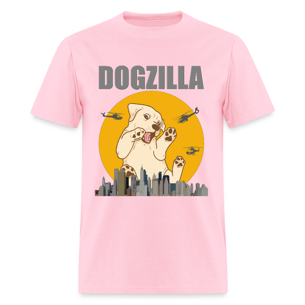 Dogzilla Shirt, Dog Lover Shirt, Funny Dog Lover Shirt, Dog Shirt, Helicopter, Big Apple City, Dog Dad Shirt, Dog Mom Shirt - pink