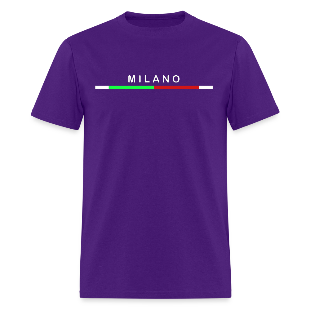 Milano Shirt, Milan T-Shirt, Vacation Holiday Milano Shirt,   Italia T-Shirt, Italian Flag shirt, Italian Gift Idea, Italy T-shirt, Great Gift for Dad, Birthday Gift idea, Father Day Gift, Mothers Day Gift, Gift For Him, Gift For Her, Italy Gift Idea - purple