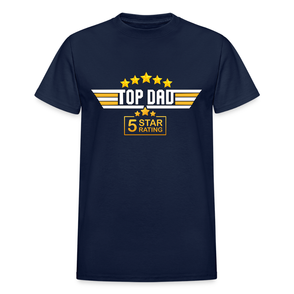 Gift For Husband, Gift For Dad, Fathers Day Gift, Top Dad Shirt, Top Dad T-Shirt, Funny Dad Shirt, Best Dad Shirt, Fathers Day Gift Idea - navy