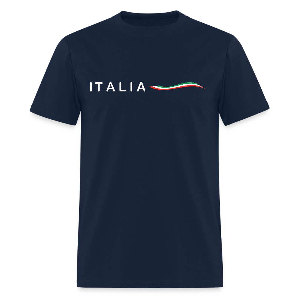 Italia Swirl Flag Shirt, Italia T-Shirt, Italian Flag shirt, Italian Gift Idea, Italy T-shirt, Great Gift for Dad, Birthday Gift idea, Father Day Gift, Mothers Day Gift, Gift For Him, Gift For Her, Italy Gift Idea - navy