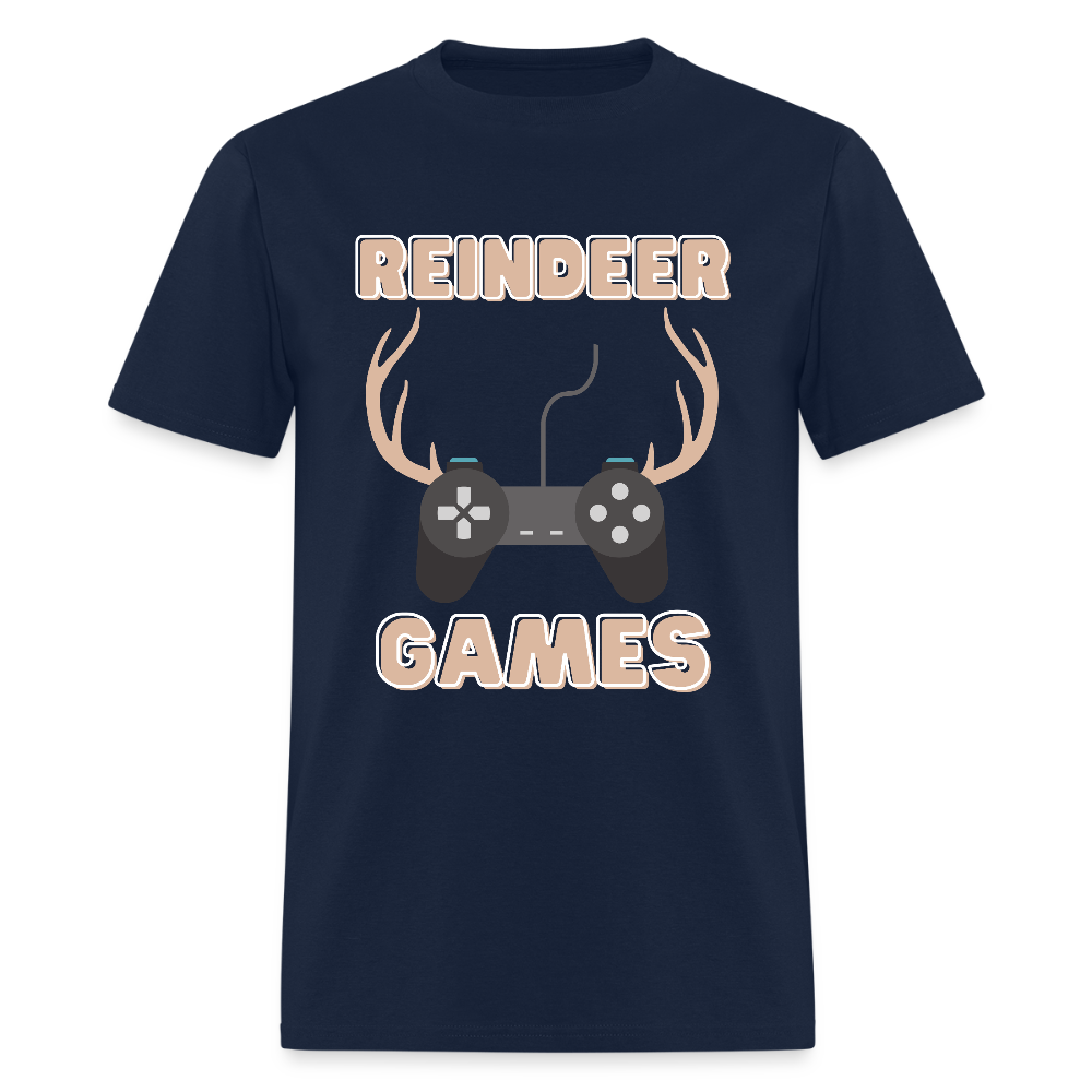 Reindeer Games Shirt, Christmas Gifts, Holiday Party, Funny Christmas Shirt, Family Christmas Shirts, Funny Holiday, Christmas Game Tee, This Guy Christmas Shirt - navy
