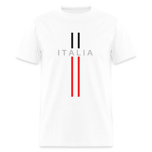 Italia Design Shirt, Italia T-Shirt, Italian Flag shirt, Italian Gift Idea, Italy T-shirt, Great Gift for Dad, Birthday Gift idea, Father Day Gift, Mothers Day Gift, Gift For Him, Gift For Her, Italy Gift Idea - white