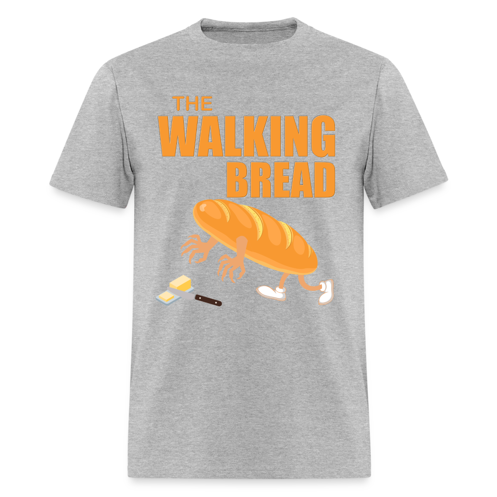 The Walking Bread, Foodie Shirt, Foodie Gifts, Funny Food Shirt, Food Shirt, Gift For Foodie, Fruit Shirt - heather gray