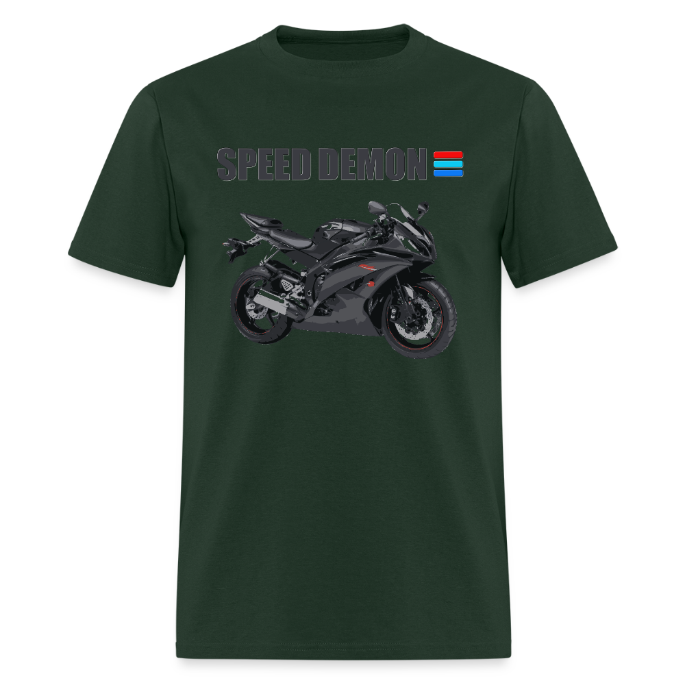 Motorcycle Shirt, Biker Shirt, Motorcycle Gift, Speed Demon Shirt, Motorcycle Tshirt, Motorcycle T Shirt, Racing Shirt, Sports Bike Shirt, - forest green
