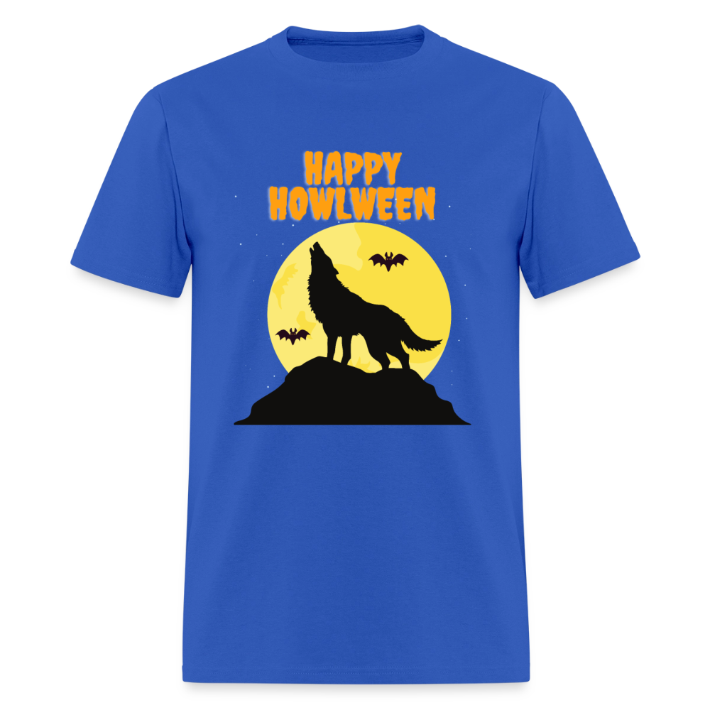 Happy Howlween, Happy Halloween, Monster, Trick Or Treat, Halloween, Spooky, Scary, Skull, Men's Premium T-Shirt - royal blue