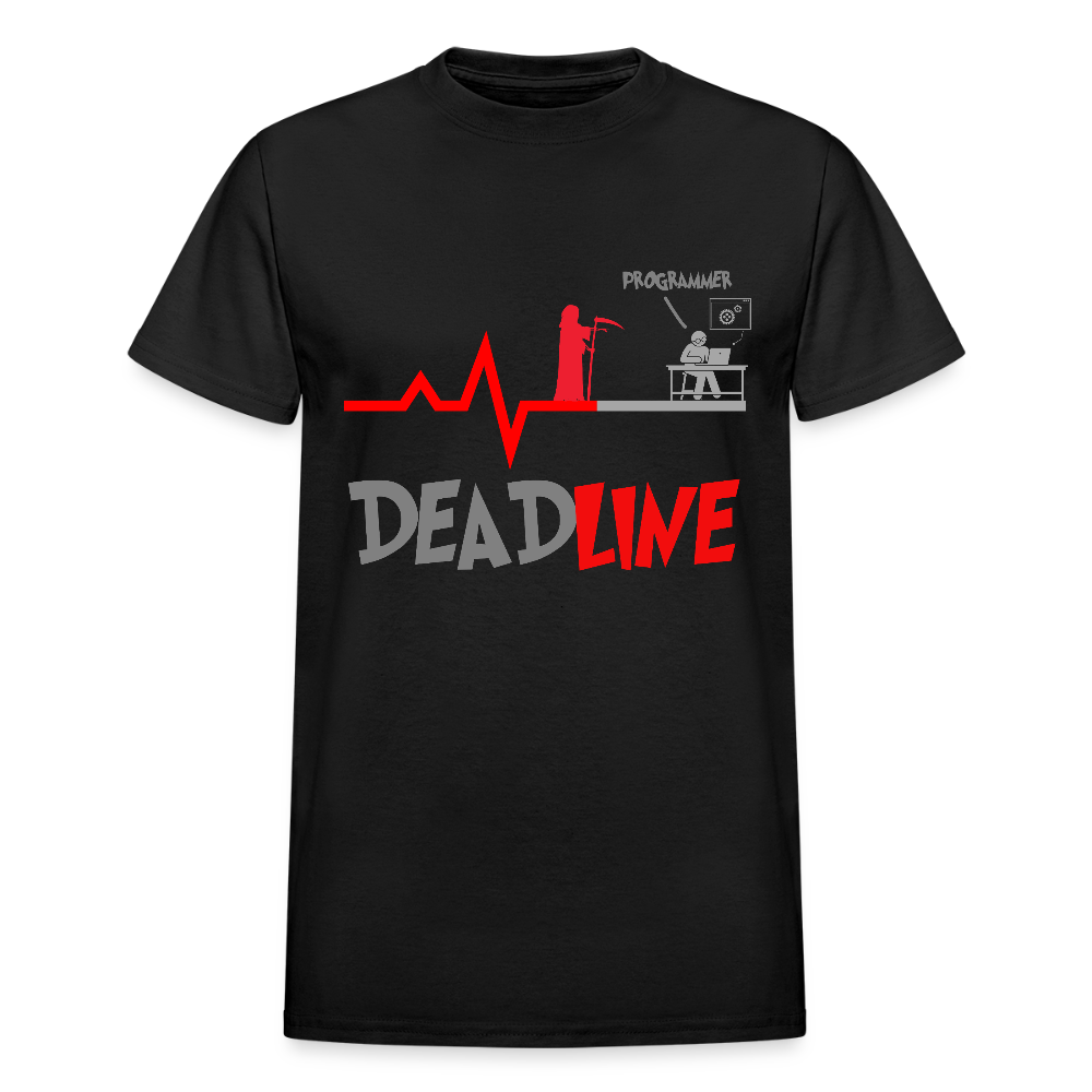 Deadline Programmer Shirt, Coder Shirt, Coding T Shirt, Funny Shirt, Grim Reaper Shirt, Computer Shirt, Developer t shirt - black