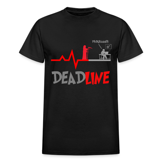 Deadline Programmer Shirt, Coder Shirt, Coding T Shirt, Funny Shirt, Grim Reaper Shirt, Computer Shirt, Developer t shirt - black