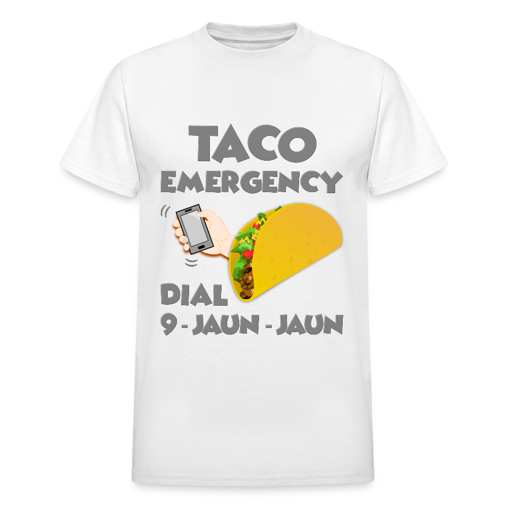 Taco Emergency Dial 9 Juan Juan, Taco Emergency Call Dial 9 Juan Juan, Taco Lover Shirt, Taco Gift Lover, Taco Gift Idea, Funny Shirt - white