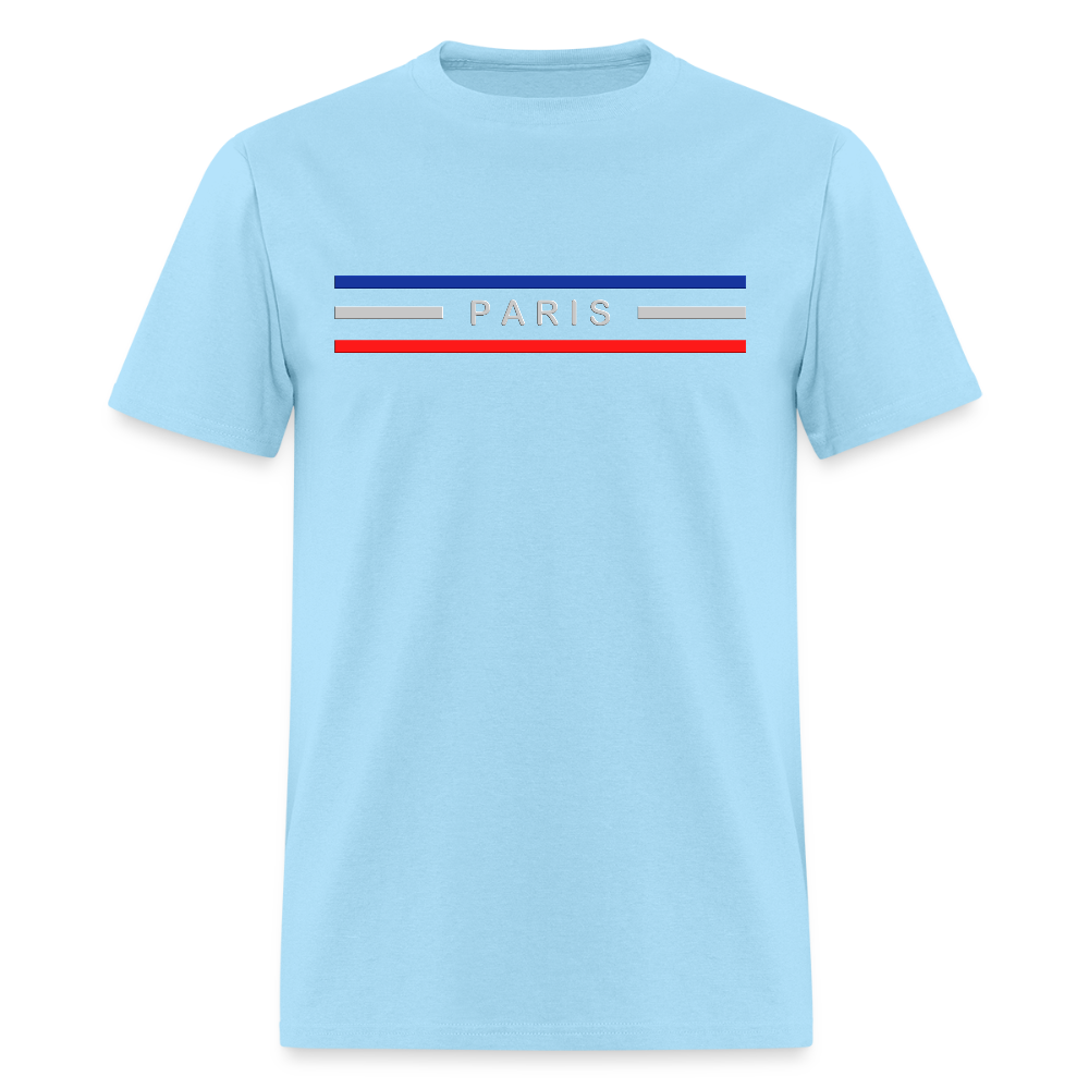 Paris Gift, Paris T-shirt, Paris Flag Shirt, Paris Flag T-Shirt, France Flag, Paris souvenir, Paris gift, Paris Unisex t-shirt, Paris Style Shirt, France Shirt, France t-shirt, Eiffel Tower shirt - powder blue