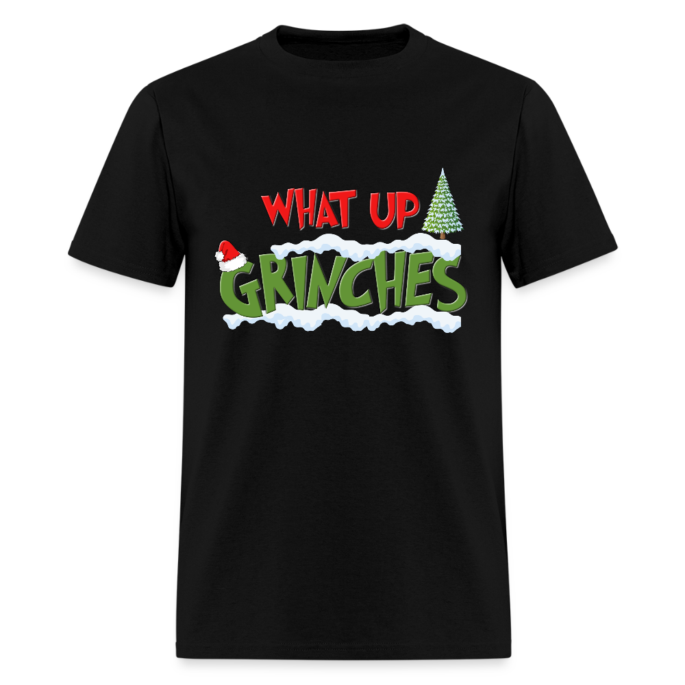 Christmas Gifts, What Up Grinches Shirt, Holiday Party, Funny Christmas Shirt, Family Christmas Shirts, Funny Holiday - black