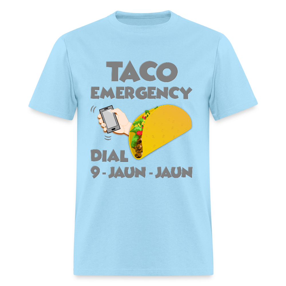 Taco Emergency Dial 9 Juan Juan, Taco Emergency Call Dial 9 Juan Juan, Taco Lover Shirt, Taco Gift Lover, Taco Gift Idea, Funny Shirt - powder blue